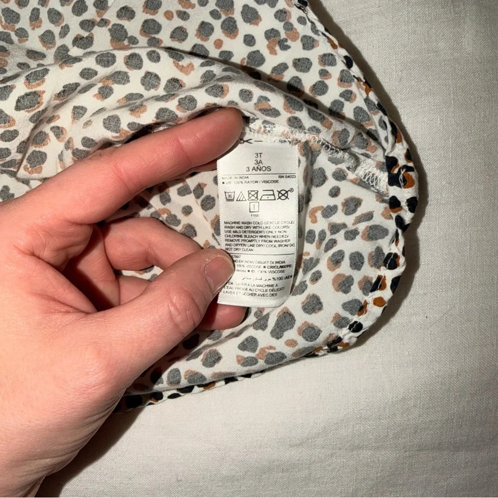 Old Navy Toddler Girls Cheetah Dress - 3T - Picture 3 of 5